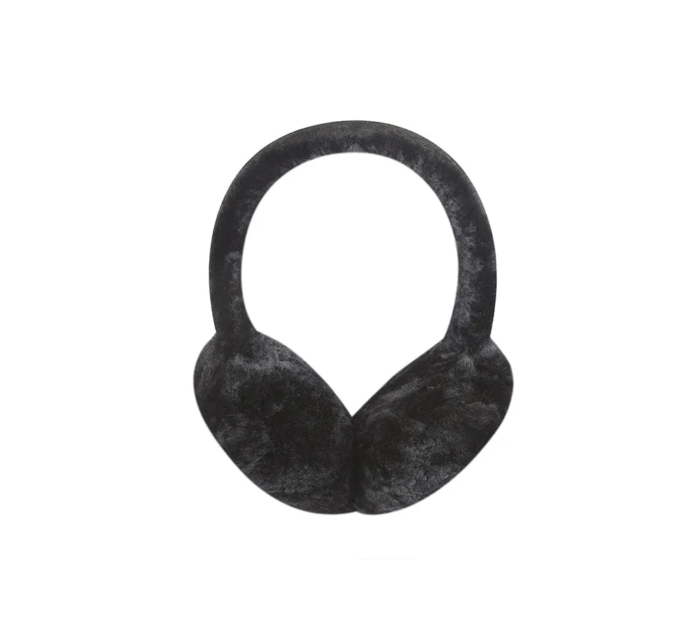 UGG Earmuff Adjustable Sheepskin Wool Connie Earmuff