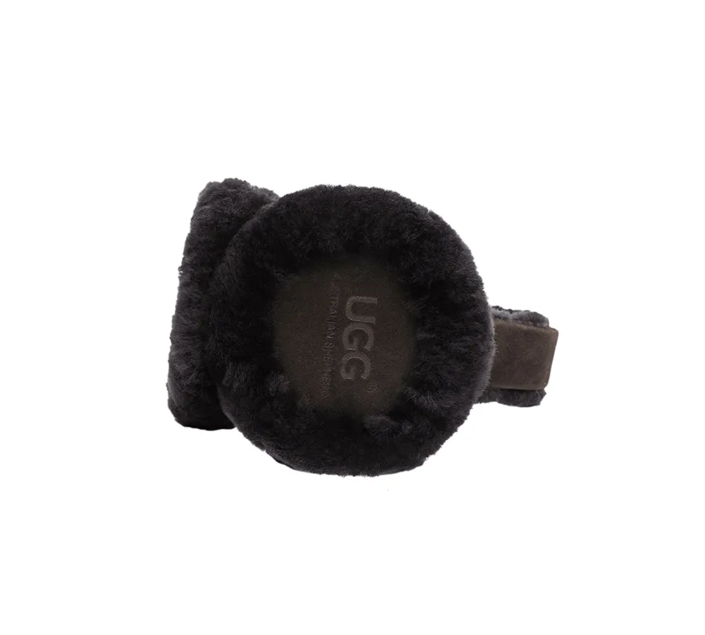 UGG Earmuff Adjustable Sheepskin Wool Connie Earmuff