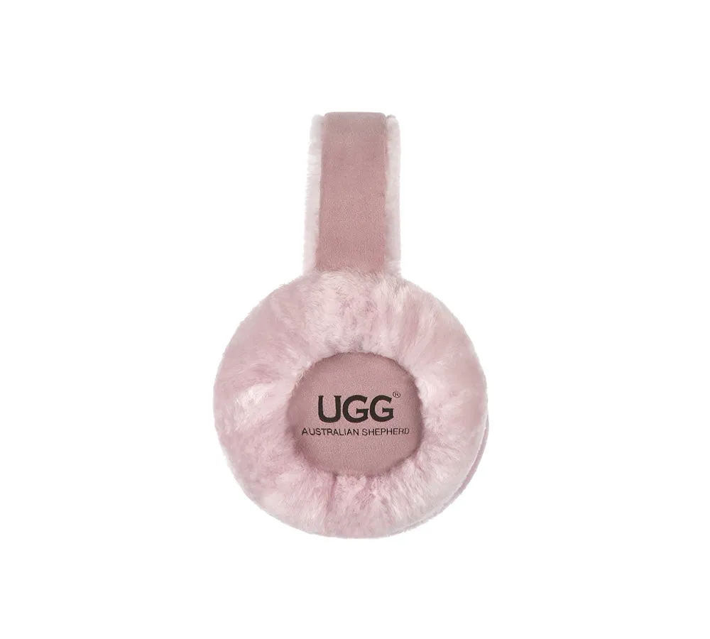 UGG Kids Adjustable Sheepskin Wool Earmuff Connie