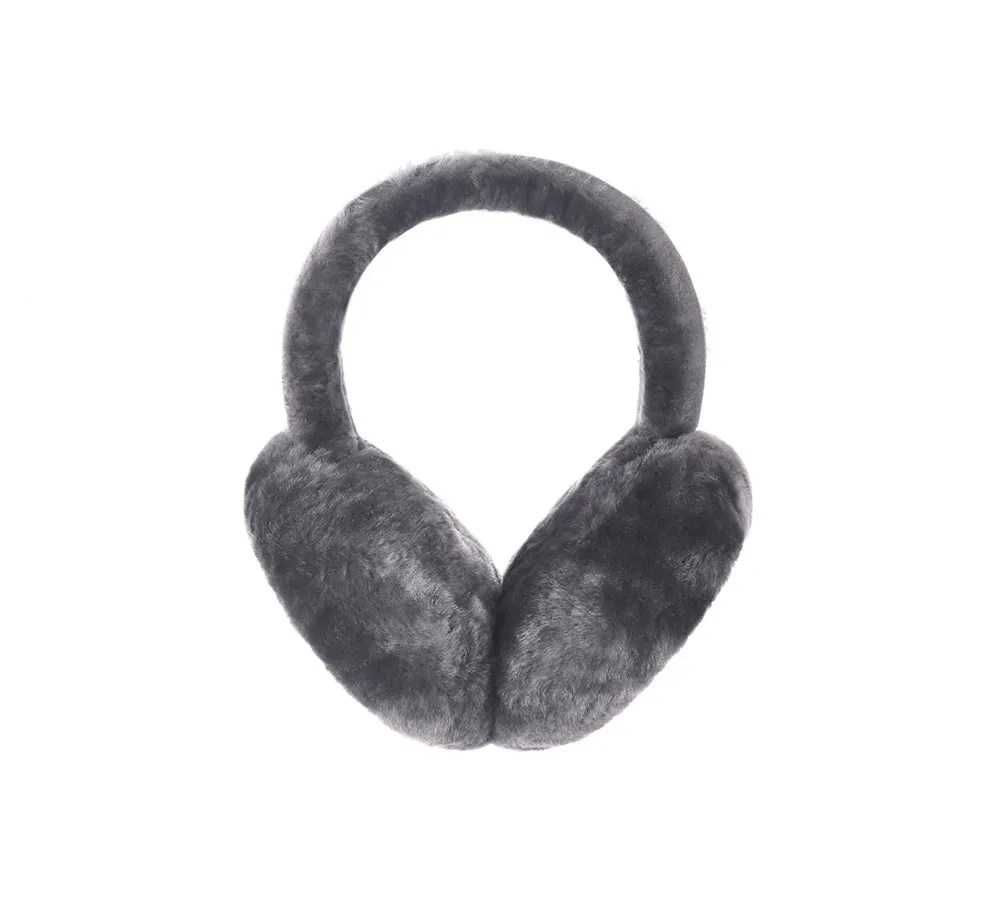 UGG Kids Adjustable Sheepskin Wool Earmuff Connie