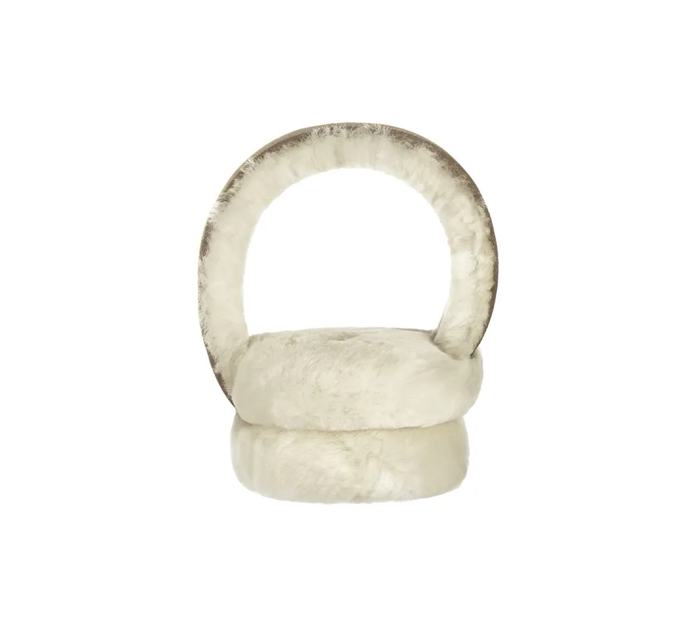 UGG Kids Adjustable Sheepskin Wool Earmuff Connie