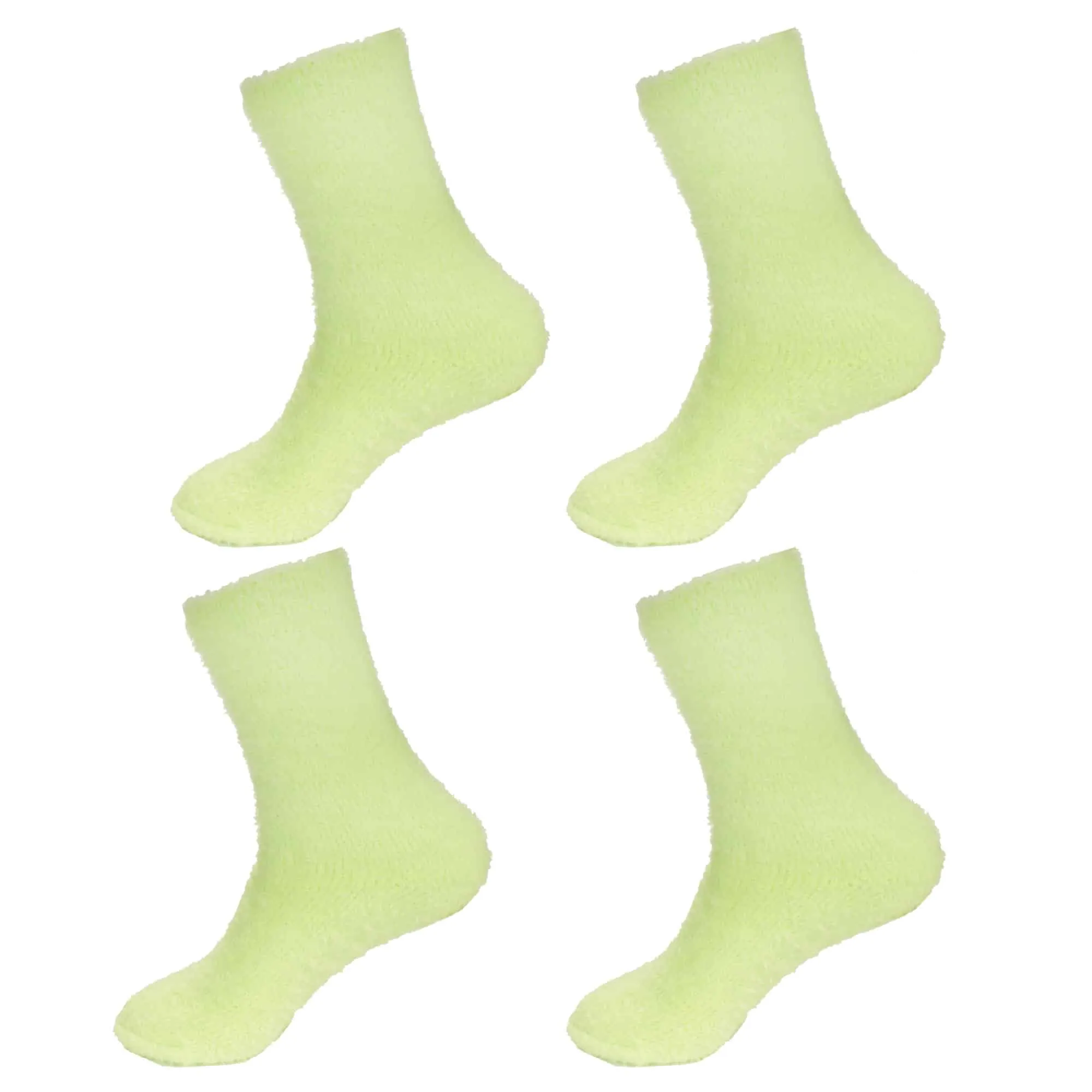 Women's Fuzzy Soft Pastel Colored Socks