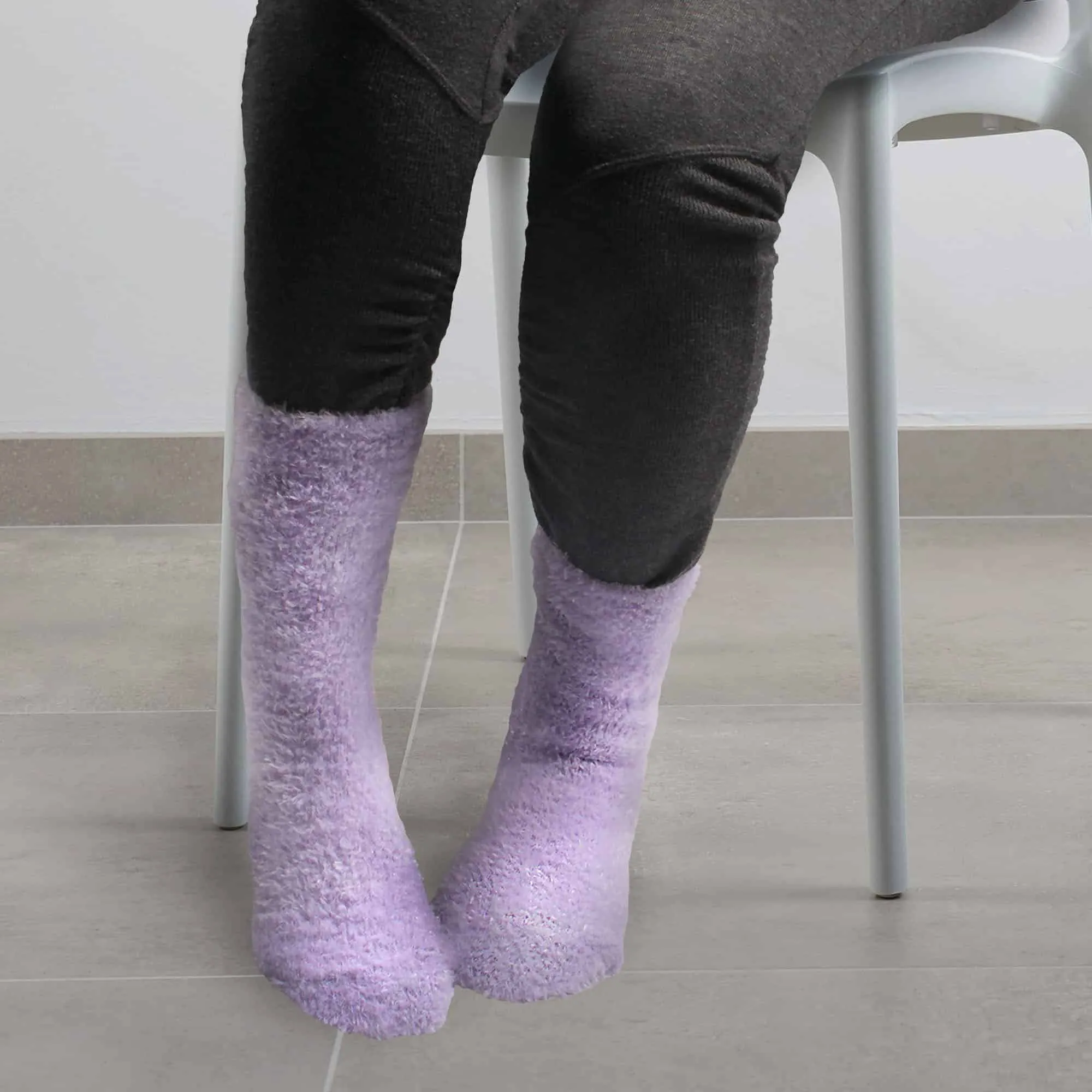 Women's Fuzzy Soft Pastel Colored Socks