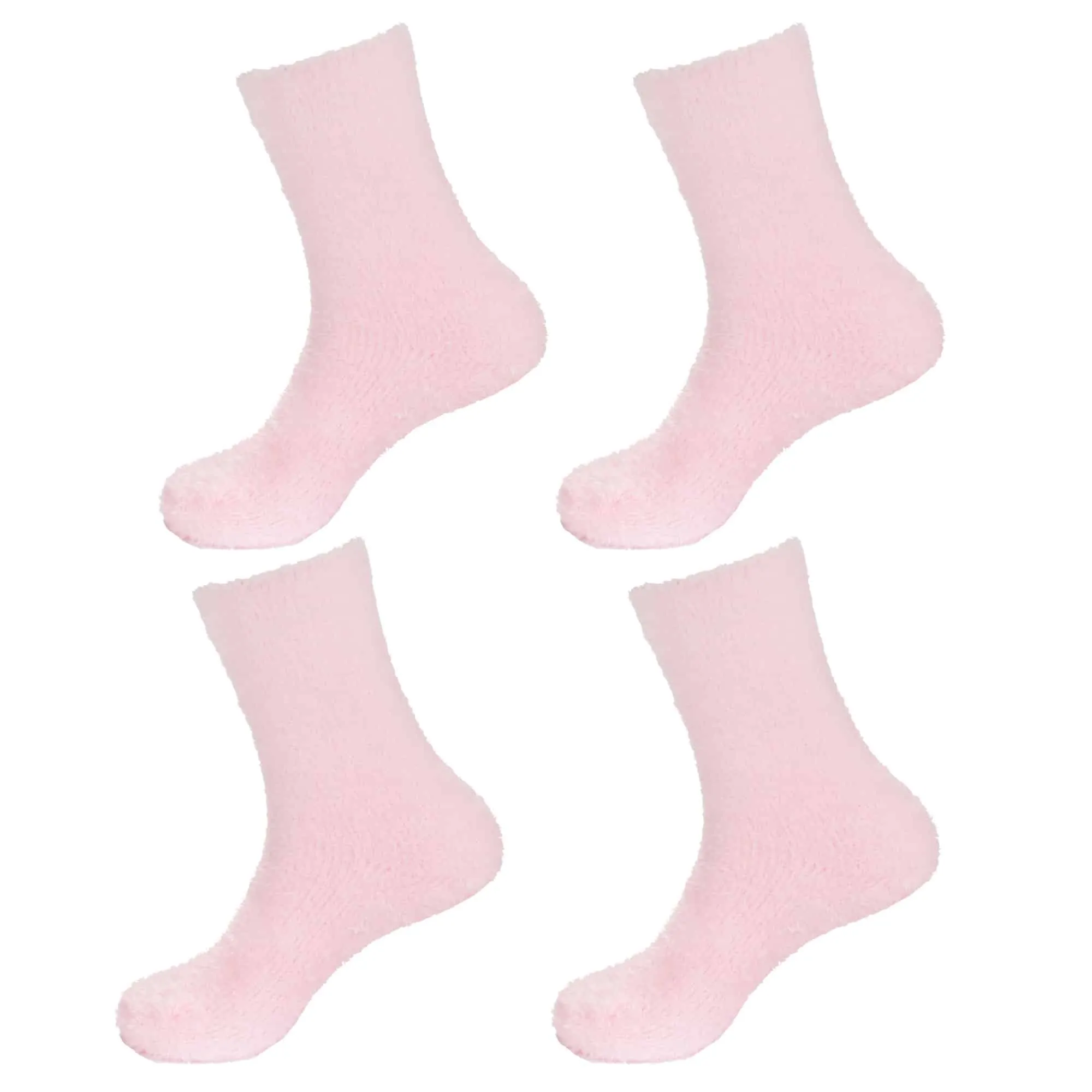 Women's Fuzzy Soft Pastel Colored Socks